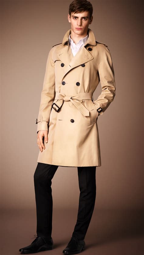 burberry long trench coat mens|burberry trench coat men's navy.